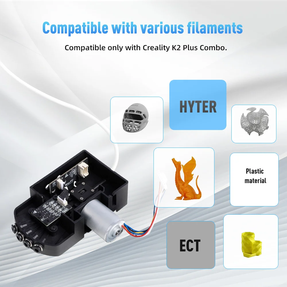 Verbesserte Ausrüstung für Creality K2 Plus Combo Nano-Beschichtung Gehärteter Stahl CFS Fünf-Wege-Antriebsrad Verschleißfeste 3D-Drucker-Teile – Detail 9