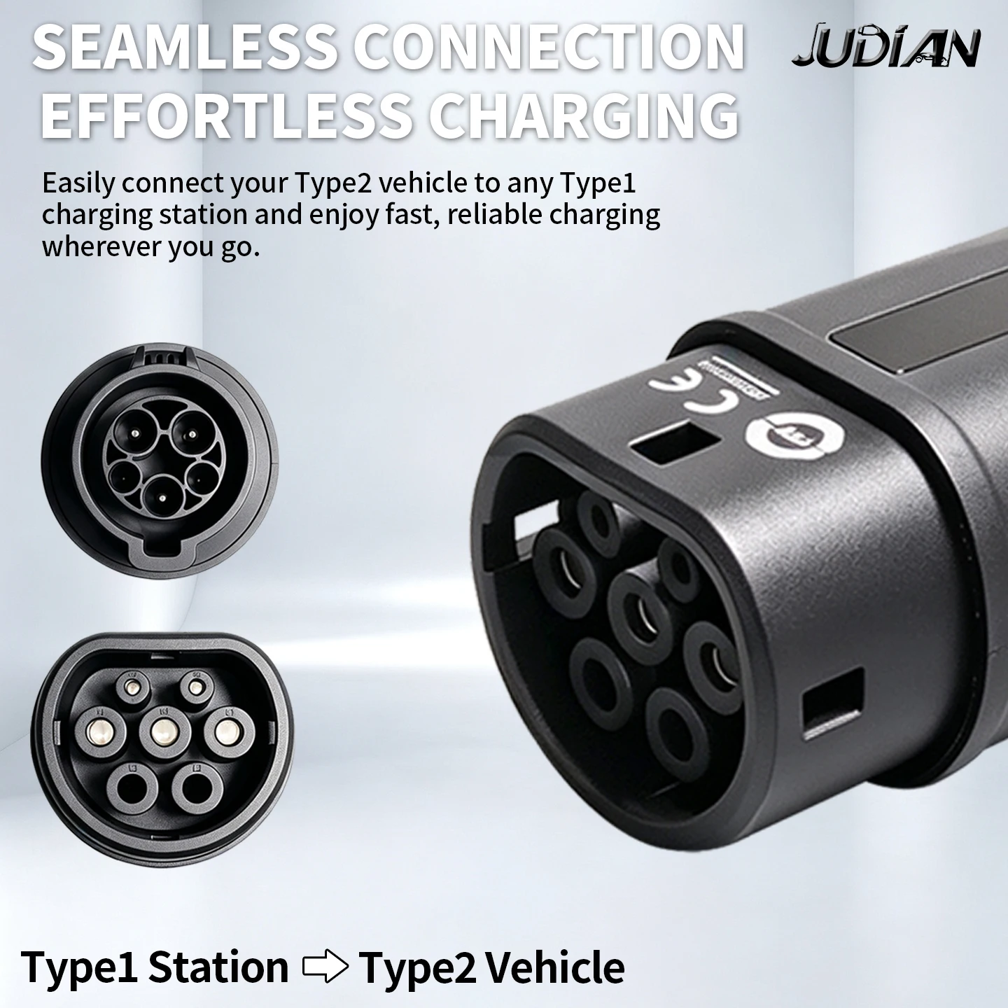 Адаптер для зарядки электромоб – обзор и цена Ev Charger Adapter Type 2 To Type 1