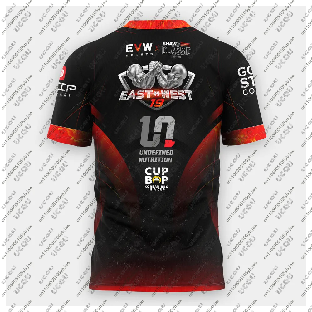 الذراع المصارعة مباراة 2026 الرياضة الشباب تنفس في الهواء الطلق عادية تي شيرت الرجال أطفال بنات بلايز لعبة الشرق مقابل الغرب 19 جيرسي اللياقة البدنية #2