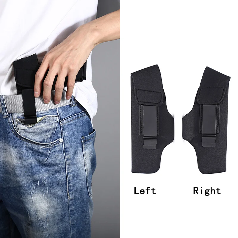 Universal Tactical Gun Holster Concealed Carry Holsters Belt Metal Clip IWB OWB Holster Airsoft Gun Bag for All Size Handguns