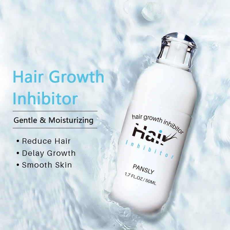 Mild Hair Growth inhibitor Smooth Repair Skin Stop Hair inhibitor Cream Face Body Pubic Bikini Leg Armpit Hair Removal Treatment