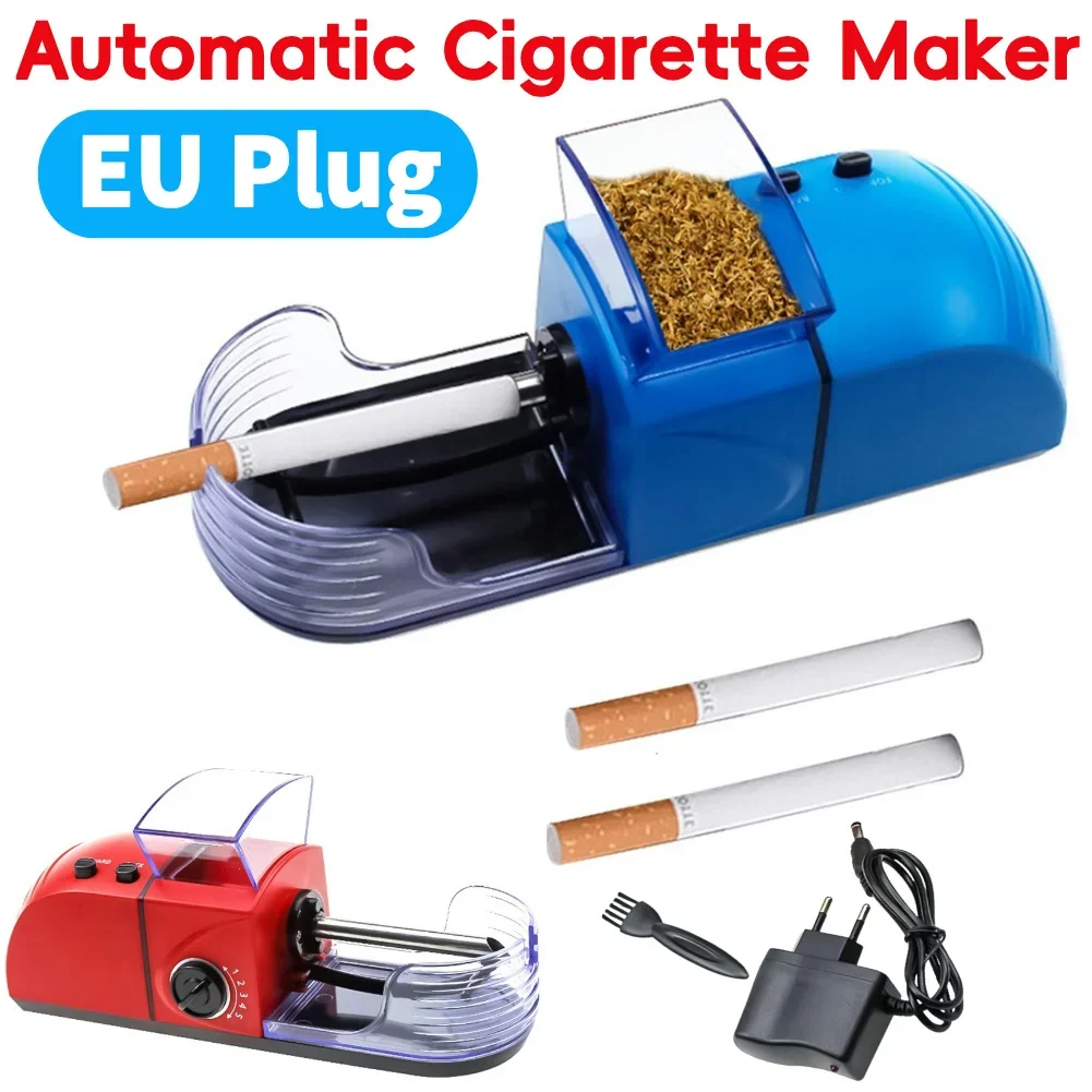 Portable DIY Electric Cigarette Machine Cigarette Roller Tobacco Rolling Injector 78mm Smoking Tool Men Gift Drop Shipping