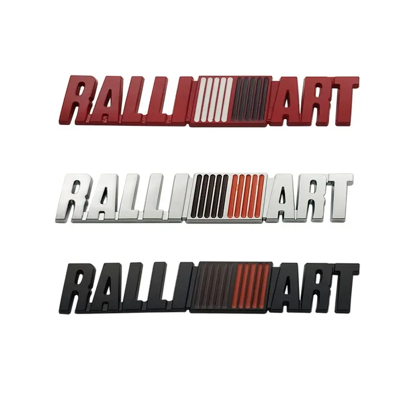 

3D Metal RALLIART Emblem Badge Sticker for Mitsubishi Outlander, Lancer, Pajero – Car Styling Decal