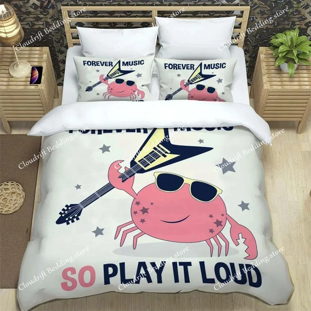 Cartoon cute simple pattern soft and comfortable Customizable bedding set for Boys comforter bedding sets Complete size