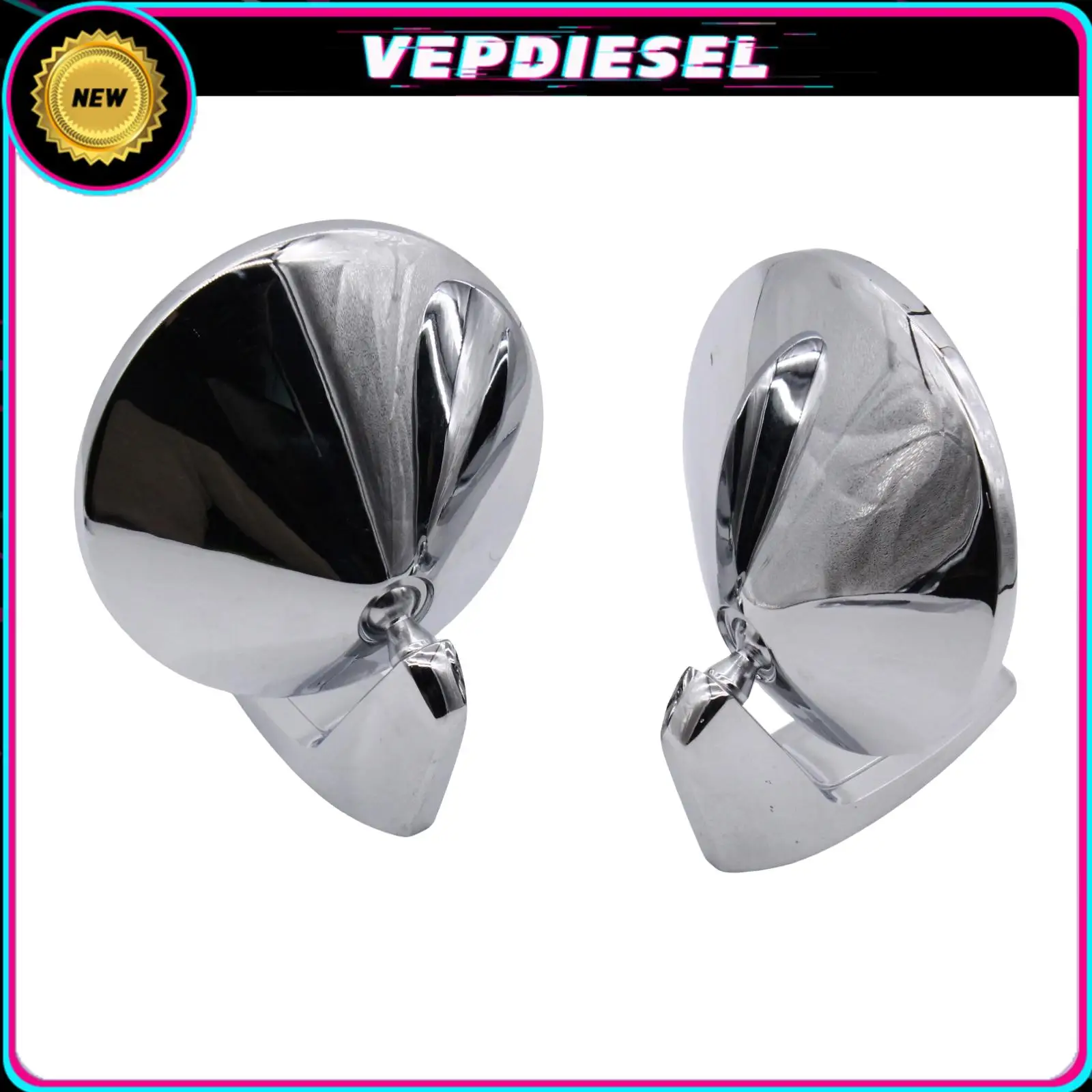 

2 шт. хромированные дверные зеркала наружного заднего вида для Plymouth Dodge 1966-1975 OE 2802834 2802710 автомобильные аксессуары