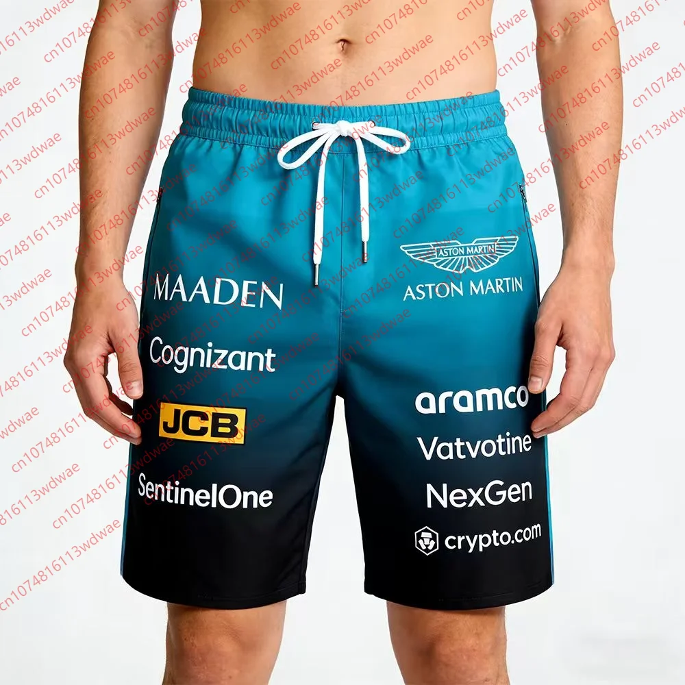 

Пляжные шорты Aston Martin унисекс, быстросохнущие, модные, летние, повседневные, для мотоциклистов