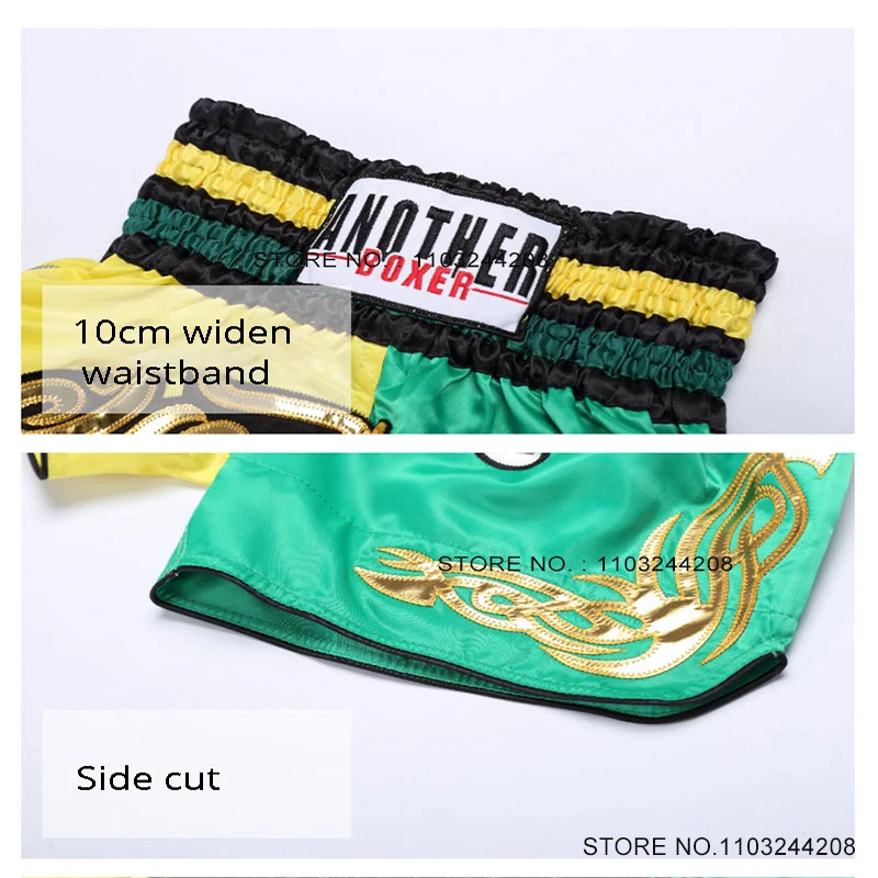 التايلاندية الملاكمة السراويل الكبار الاطفال الملاكمة التايلاندية السراويل الكلاسيكية تايلاند التطريز القتال كيك بوكسينغ السراويل رياضة BJJ MMA التدريب الملابس