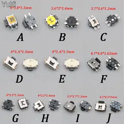 YuXi 10PCS Power Button Switch On Off 4Pin SMD For Nokia Lumia 520 620 515 630 530 930 For Sony K750 W800 W580 For Xiaomi 2