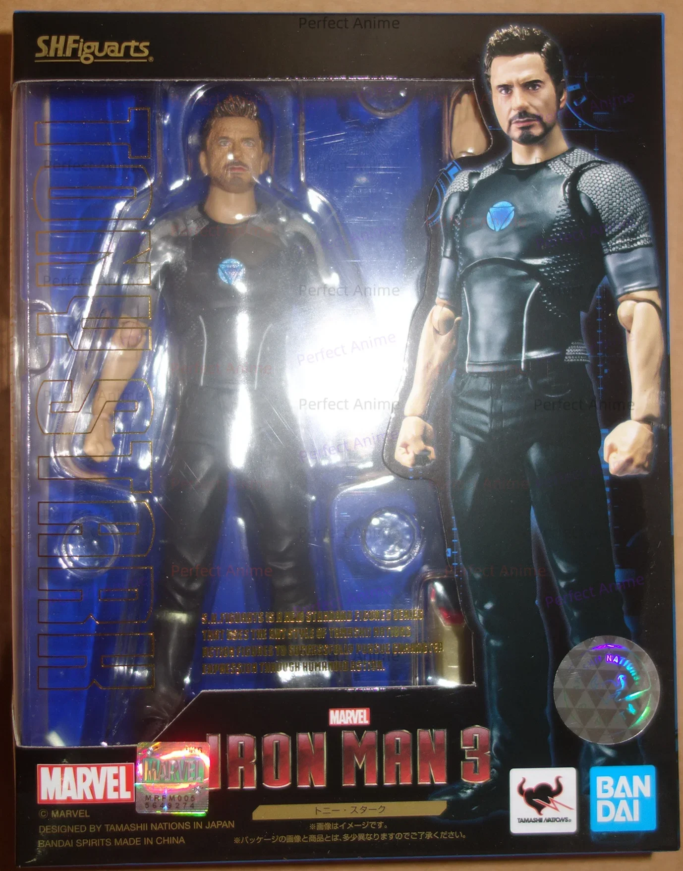 

Bandai Shf Marvel Iron Man Tony Tony Stark Action Figure in Stock 100% Original