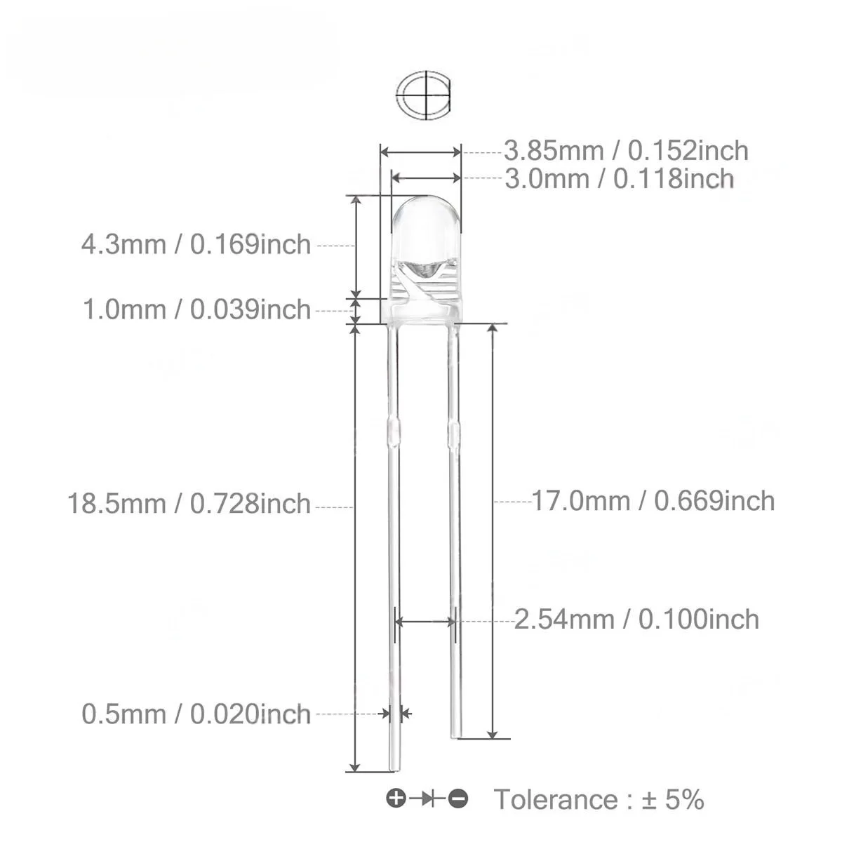 100 Buah Dioda LED 3Mm Ultra Terang Hangat Putih Merah Hijau Biru UV Ungu Kuning Oranye Merah Muda 2V 3V Multiwarna Memancarkan Bermacam-macam