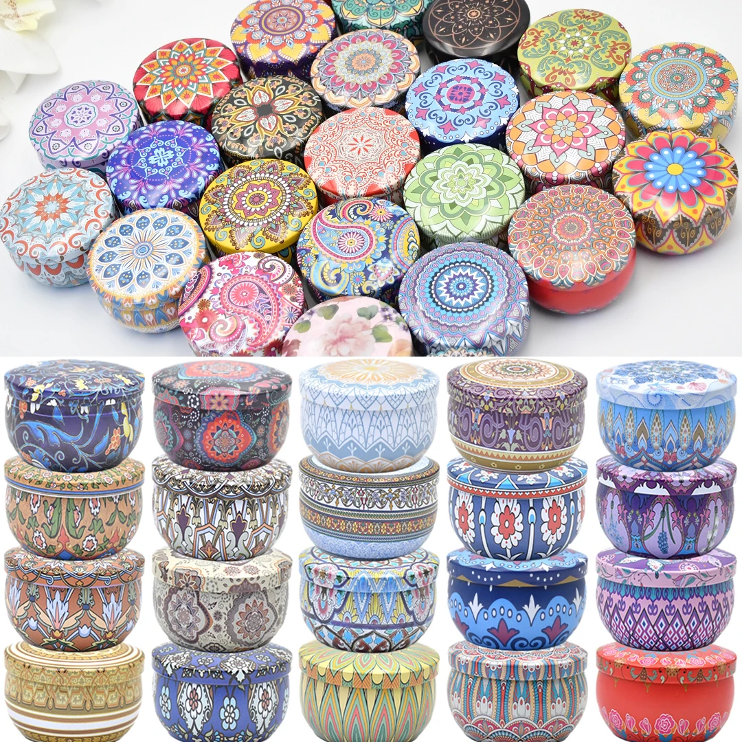 Juego de 16 latas para velas, recipientes redondos con tapas adecuadas para la elaboración de velas, manualidades, almacenamiento y usos adicionales