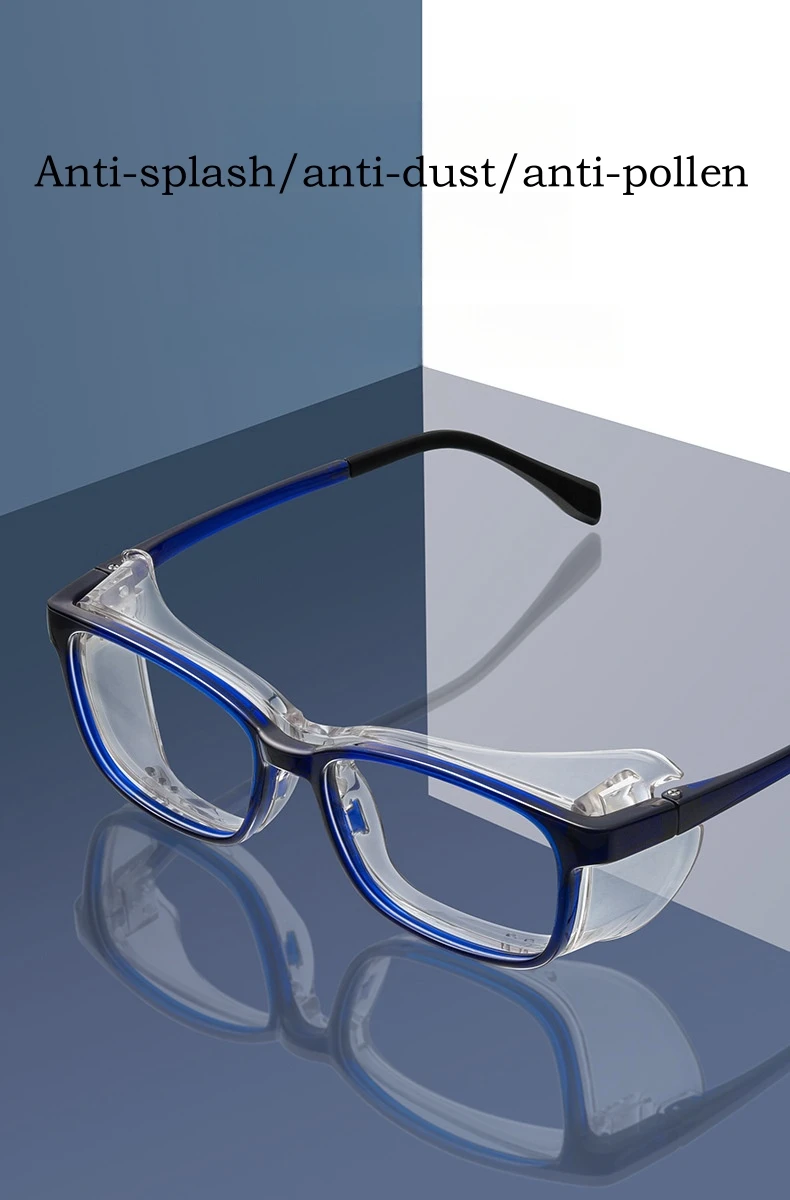 Yimaruili ultraleichte tr90 Anti-Schlag-Anti-Staub-Schutzbrille quadratische optische Brille Brillen fassungen Männer x91021l – Detail 1