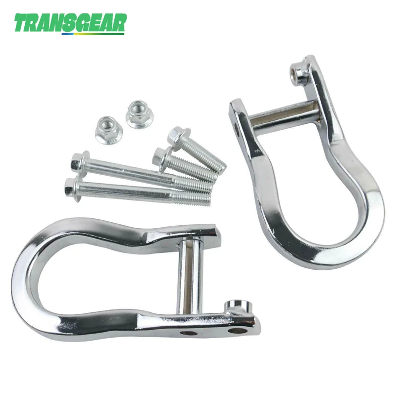 84072462 23236698 2X Chrome Tow Hooks For Chevrolet Silverado Sierra 1500 07-19