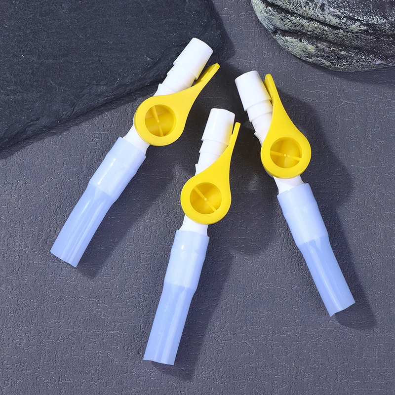 1/2/5pcs Comfort Flow Catheter Valve Two Way Valve - Easy To Use Lever Faucet, Tubes Optimized For Comfort Of Urinatio