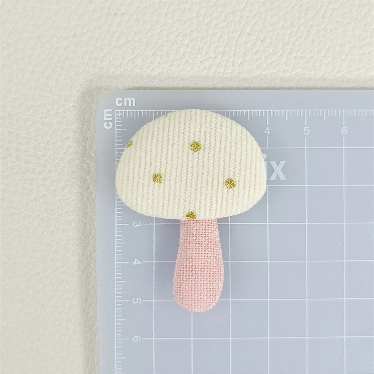 15PCS Plush fabric art cute little fresh mushroom accessories DIY hair accessories bags clothing shoes socks hats decorative acc