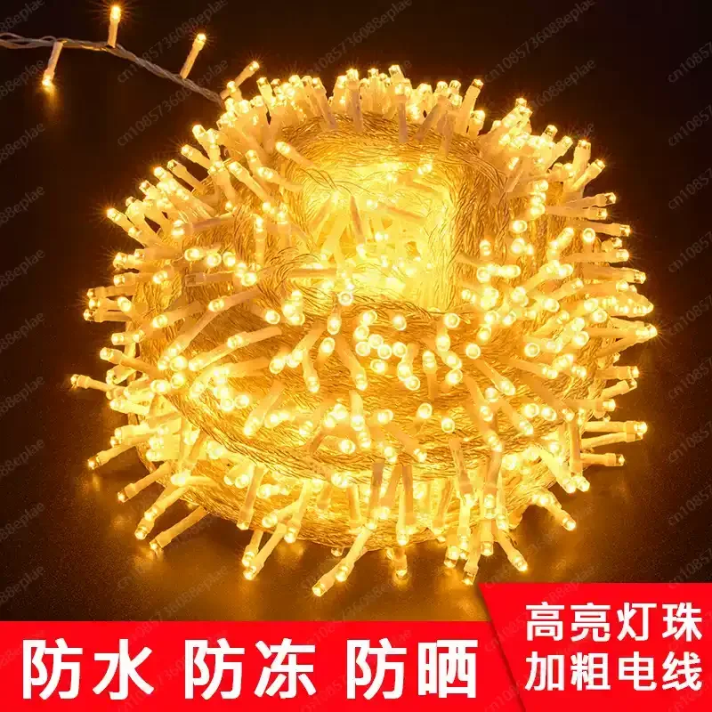 Warm White or Multicolor Christmas String  Outdoor Party Garland Waterproof Tree Twinkle Fairy  with Remote