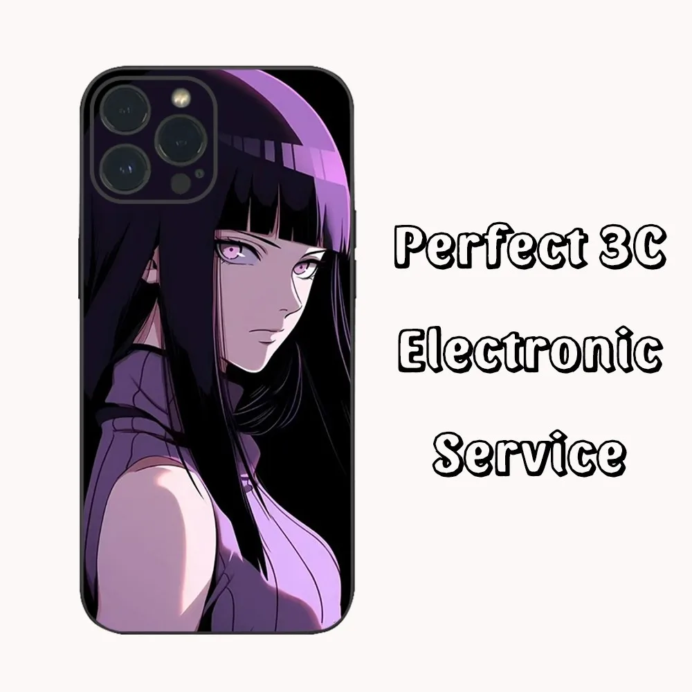 U-H-Hinata Hyuga Phone Case  For iPhone16 15 14 13 12 Mini 11 Pro XS Max X XR SE5 6 7 8 Plus Soft Silicone Cover