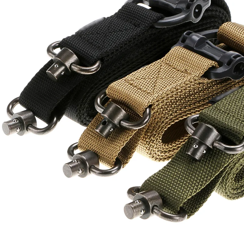 Adjustable MS4 Rifle Sling Gun QD Metal Strap Swivel Tactical Nylon 2 Points Weapon Multi Mission Release Airsoft Hunting Access