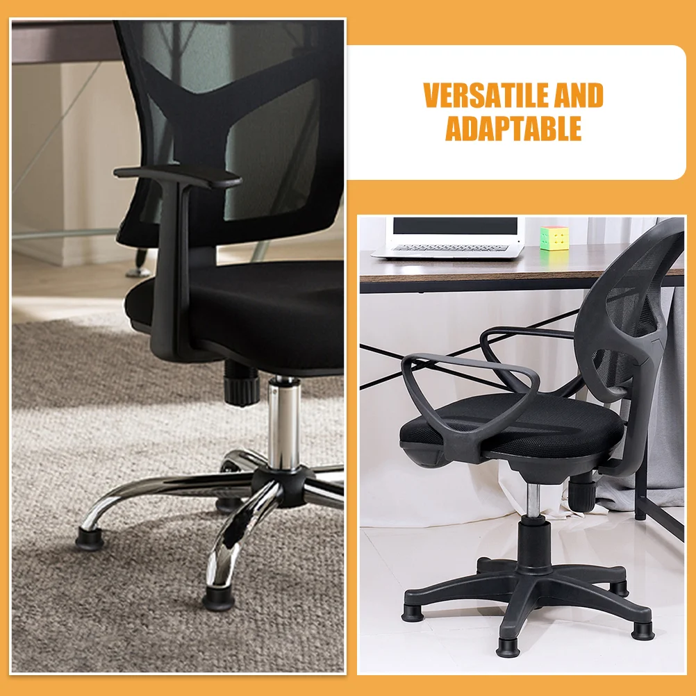 15 Pcs Chair Fixed Foot Pad Wheel Stopper Rug Office Feet Computer Bell Glides Replacement Floor Mat Swivel