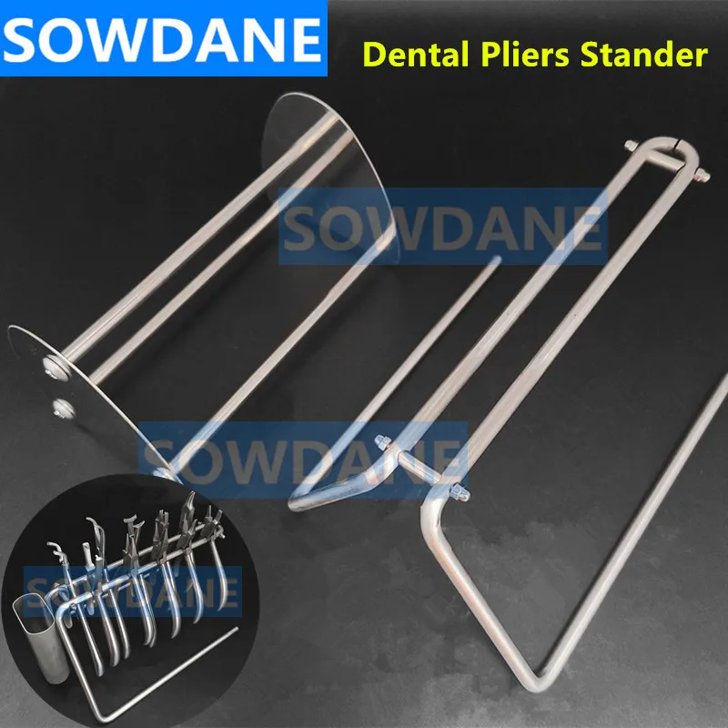 Dental Orthodontic Plier Stander Forcep Placer Scissor Holder Rack Dentistry Instrument Tool Stainless Steel( without Plier)