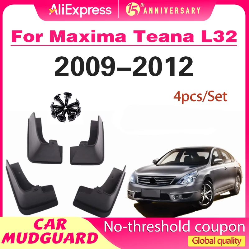 

Car Mud Flaps For Nissan Maxima (Australia) Teana J32 2008-2012 Mudflaps Splash Guards Mud Flap Mudguards Fender 2009 2010 2011
