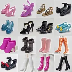 Zapatos de tacón alto para muñeca, sandalias originales de 30cm, botas informales, calidad 1/6