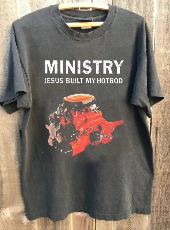 Ministry Psalm 69 Album Cover Band Graphic Charcoal Unisex T shirt S-4XL 2026 Summer New Women's Vintage
