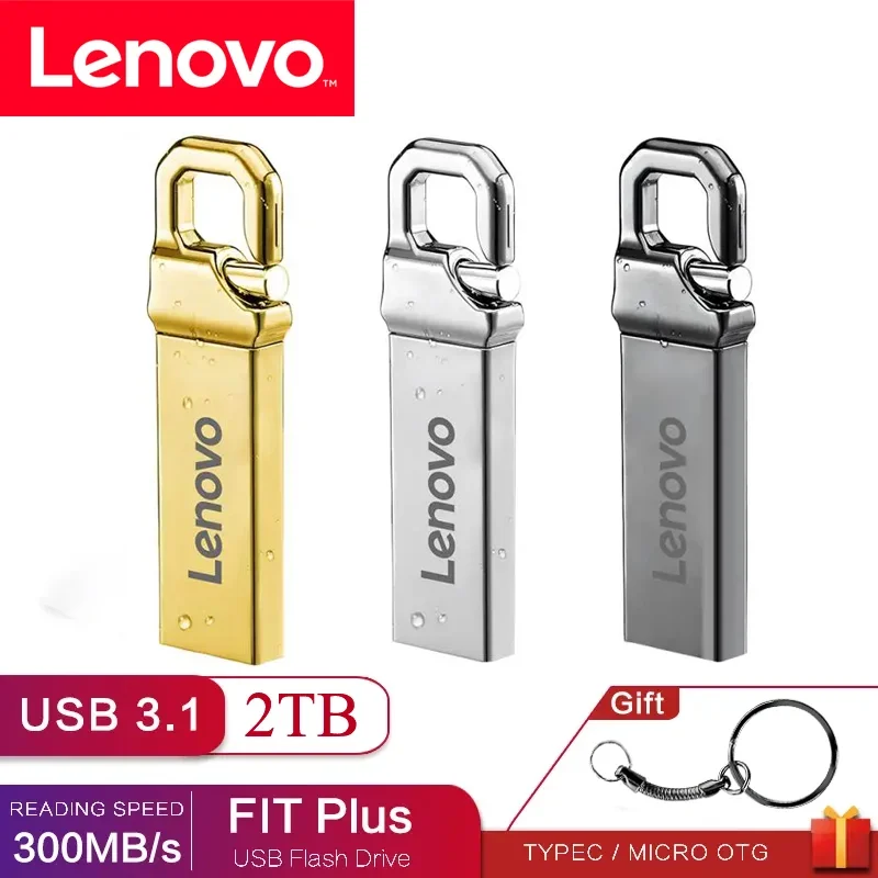 Lenovo Usb3.0 Pen Drive 2TB Cle Usb Flash Drives 1TB High Speed Pendrive 512GB Portable SSD Memoria Usb Flash Disk Drop Shipping