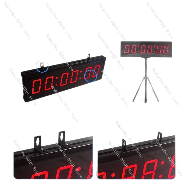 LED Pat Pressure Timer Competition Single-sided Charging Screen Countdown Hand Pat Training Conference Debate Speech Competition