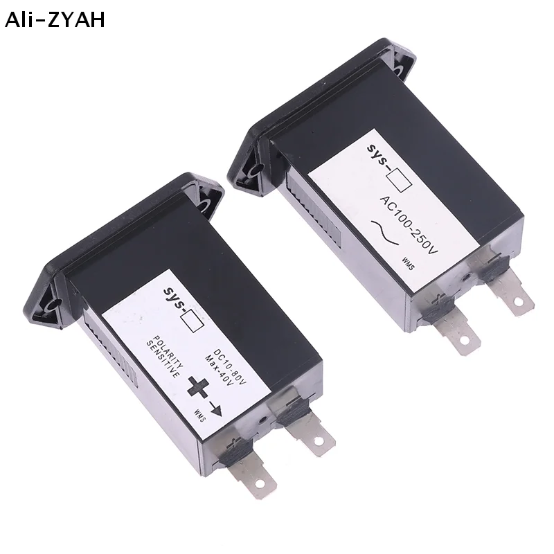 【Z】6 Digits 100-250V AC 10-80V DC Hour Meter,Complete Sealed Quartz Timer Counter SYS-1