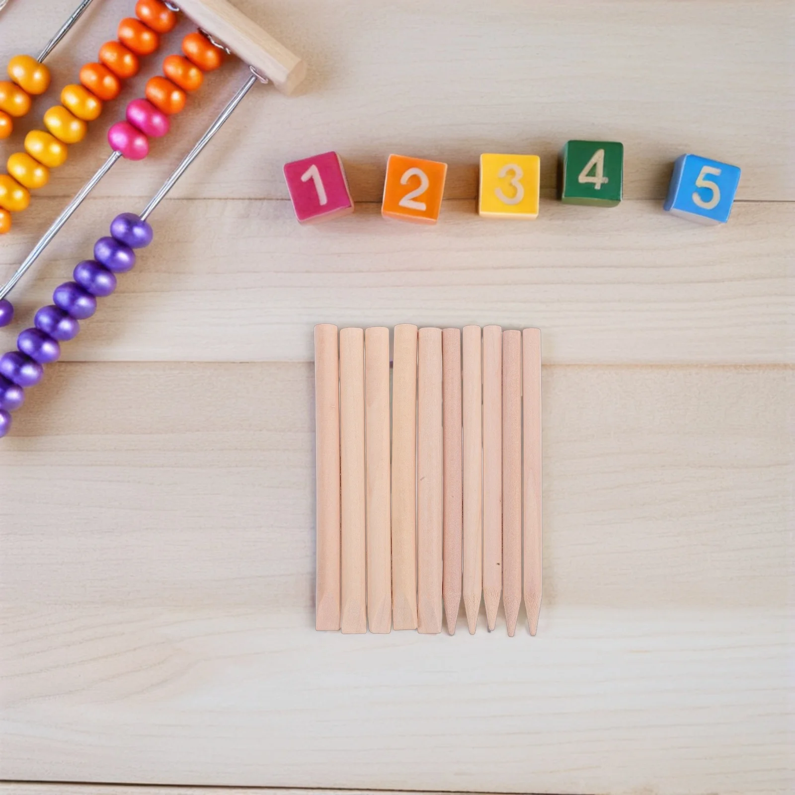 10-teiliges Ausgrabungswerkzeug-Set für Kinder, Mini-Holzmeißel, tragbar, leicht, Graben-Set für Kinder, Archäologie, Spielen im Freien