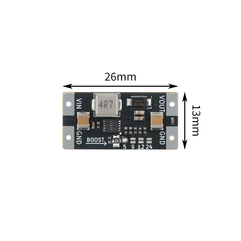 5Pcs/1p XL7304 4A DC Boost Converter Step Up Adjustable 5-30V to 5V 9V 12V 24V Power Supply Module Lithium Battery Booster Board