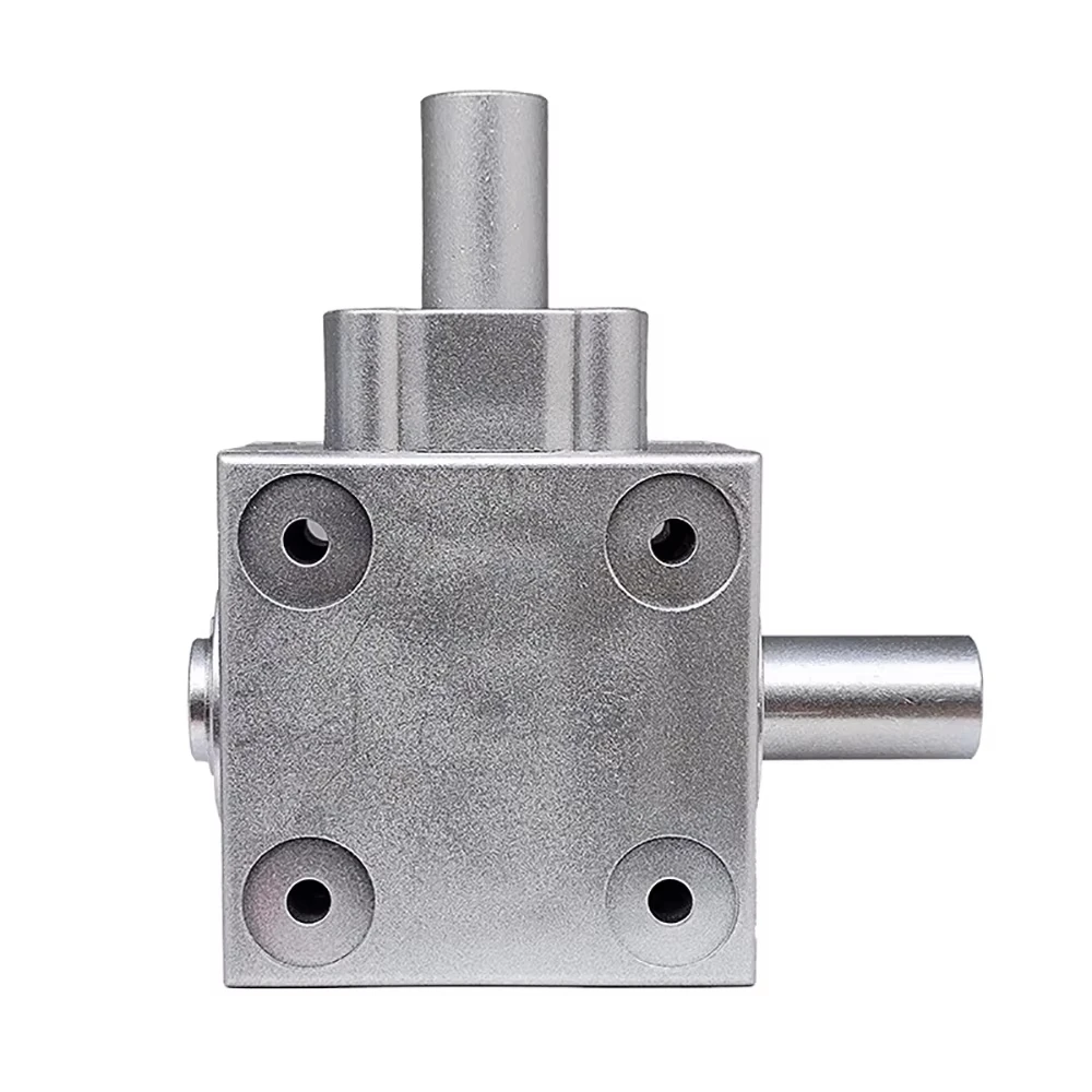 T-Type 90 Degree Steering Gear Box 20MM Shaft 2.5 Module 16 Tooth Reversing Commutator Right Angle Gearbox