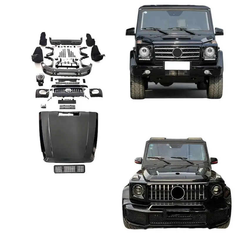 

Old Modified Upgraded To New 2019+ W463a W464 G63 Body Kits W463 1990-2018
