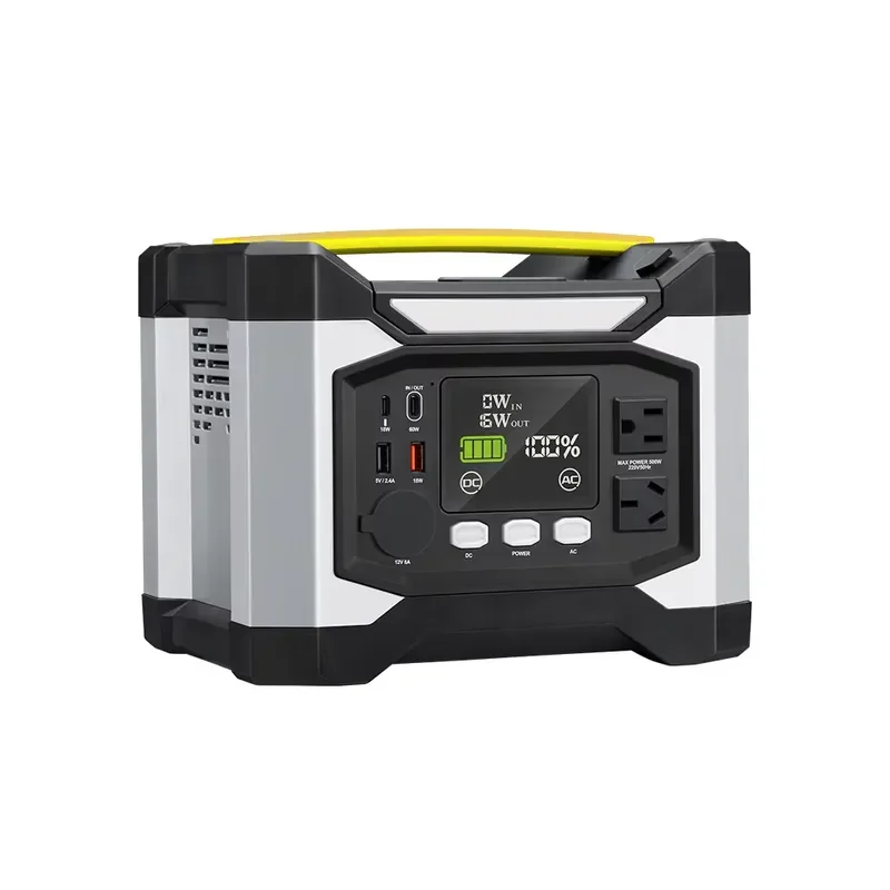 518Wh 500W Portable Power Station Lithium Solar Generator AC DC Output USB for Outdoor Camping RV Camper Vehicle Emergency
