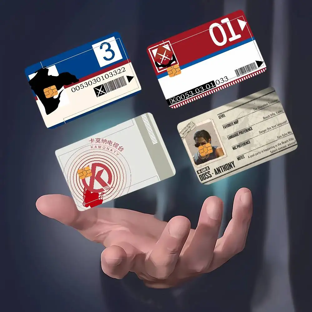 لعبة A-ارينا B-breakouts I-infinites ملصقات بطاقات ديكور مقاوم للماء فيلم غطاء الجلد الخصم الائتماني الجبهة البنك حافلة تمرير