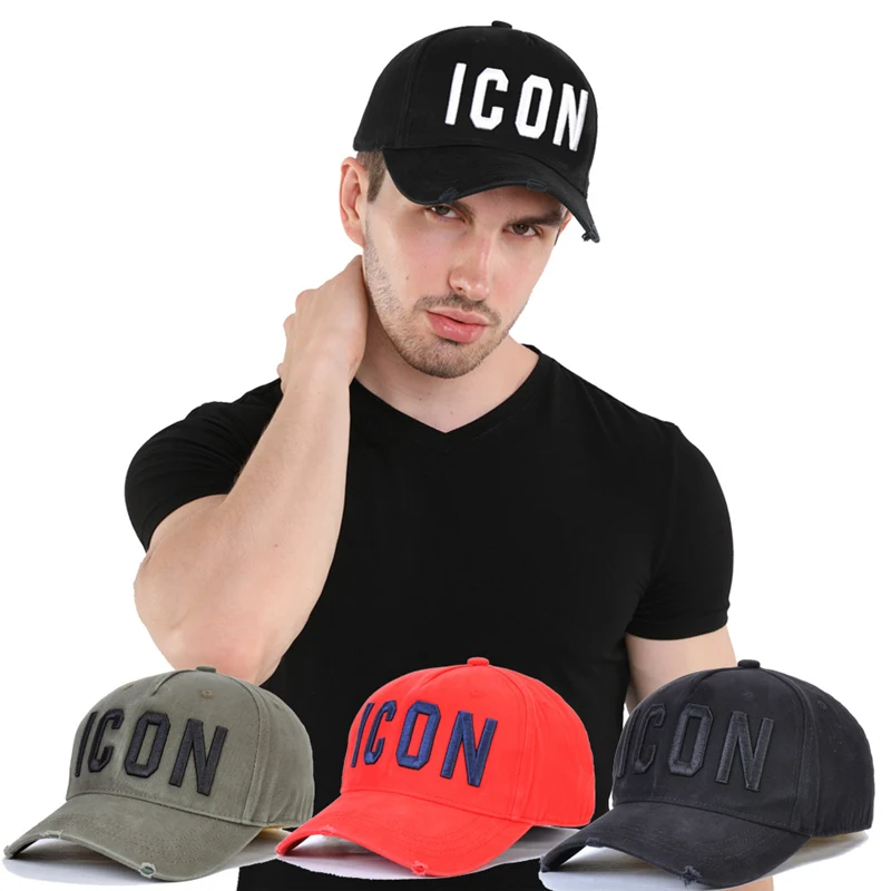 

Hot Sale Embroidery Black Men's Cap Outdoor Sport Women's Summer Hat Breathable Mesh Hat Men Luxury Brand Caps gorras de hombre
