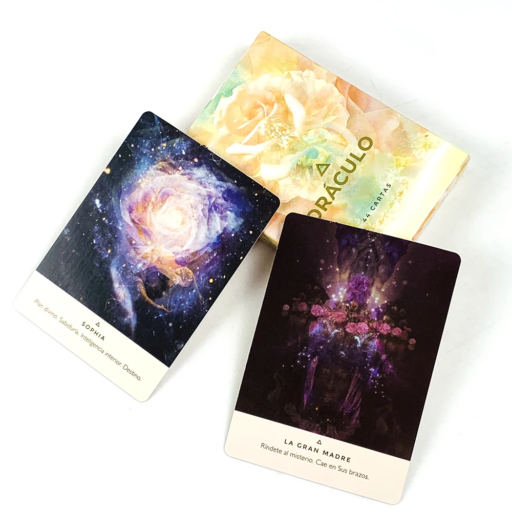 

Hot-selling Oracle Cards 44 Pcs Oracle Cards Mysterious Divination Board Playing Game，Ideal For Travel, Meditation & Spiritual