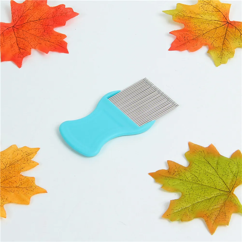 Peine Antipulgas de Acero Inoxidable para Perros, Gatos y Cachorros, Mango Ergonómico, Sin Productos Químicos, Cepillo para el Cuidado de Mascotas, Elimina Huevos
