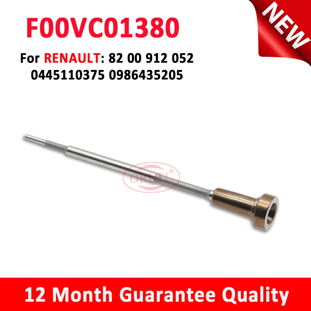 Válvula Inyectora Diesel ORLTL F00VC01380 F 00V C01 380, Piezas de Repuesto para Automóviles RENAULT 82 00 912 052 8200912052 0445110375 0986435205