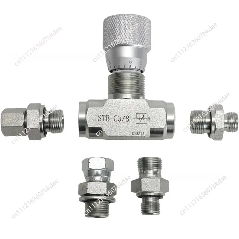 

Construction vehicle accessories micro digging two-way one-way throttle valve STB-G3/8 cylinder speed control valve