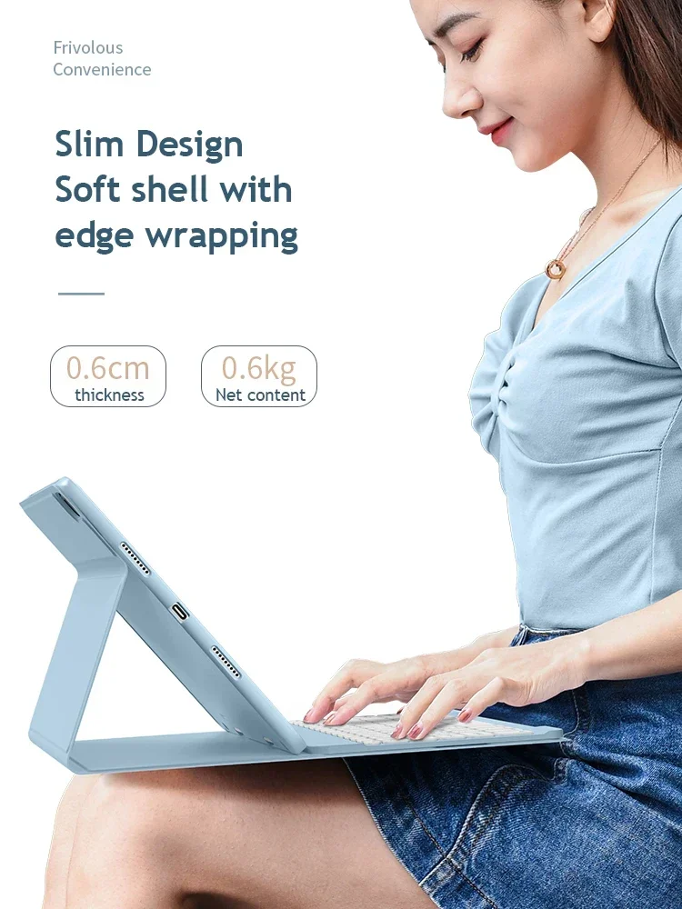 For iPad Keyboard Case for iPad 9th 10th Generation iPad Pro 12 9 11 Inch Air 5 4 Mini 6 2022 10.2 8th 7th Magic Keyboard Covers