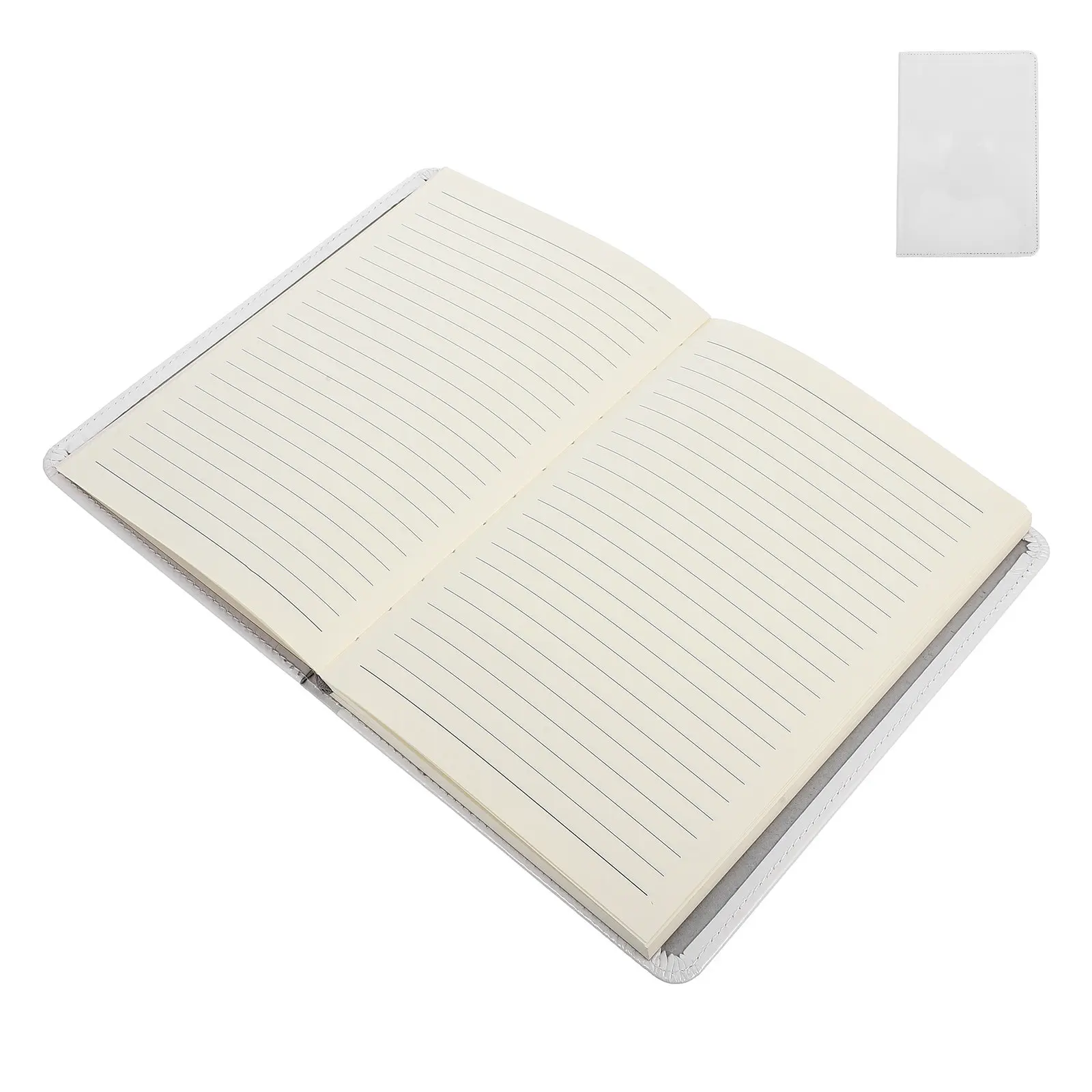 Sublimation PU Notebook Blank Pages Elegant Sleek Daily Journal Business Note Taking Student Planner Portable