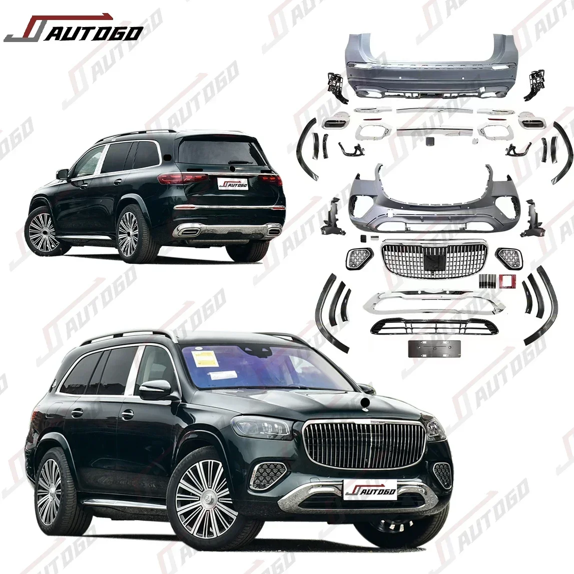 Auto Modification Conversion Facelift Refit retrofit Old  New Body Kit For Benz X167 GLS 2020-2024 Upgrade  2024 Maybachs