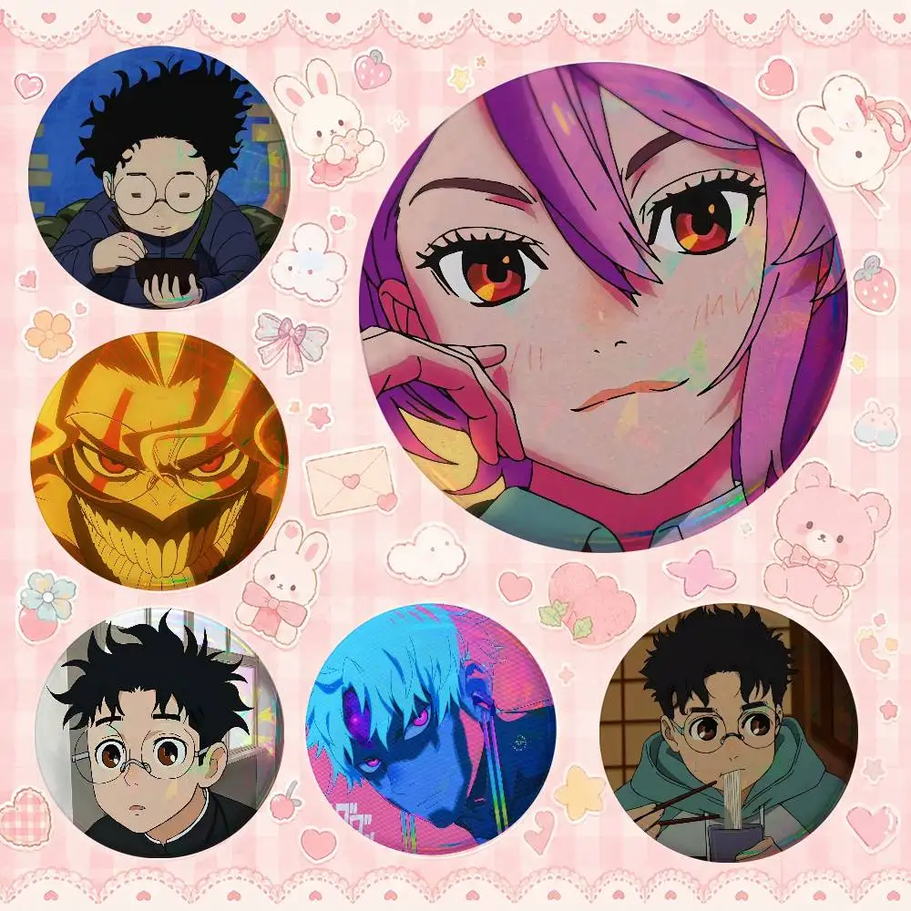 D-Dand-s-ad-s-an Cute Cool Round Pin Badge Set For Anime Game Music Cartoon Fans Backpack Denim Jacket Hat Decoration
