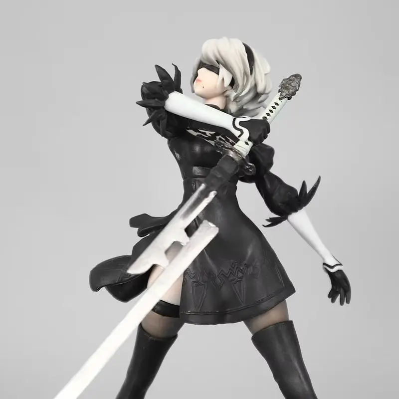 جديد سيجا نيير أوتوماتا يورها No.2 نوع B أنيمي الشكل 18 سنتيمتر بولي كلوريد الفينيل الكبار جمع حلية نموذج دمية لعبة الكرتون نموذج طفل هدية #4