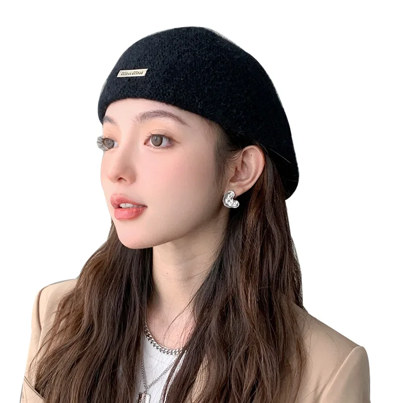 Men Women Caps Beret Girl Casquettet French Artist Wool Beanie Hat Vintage Plain Elegant Hotsales