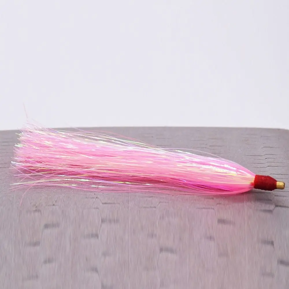 Bucktail Teaser Jig Kit Señuelos de Pesca con Falda Slip Flash - imagen 5