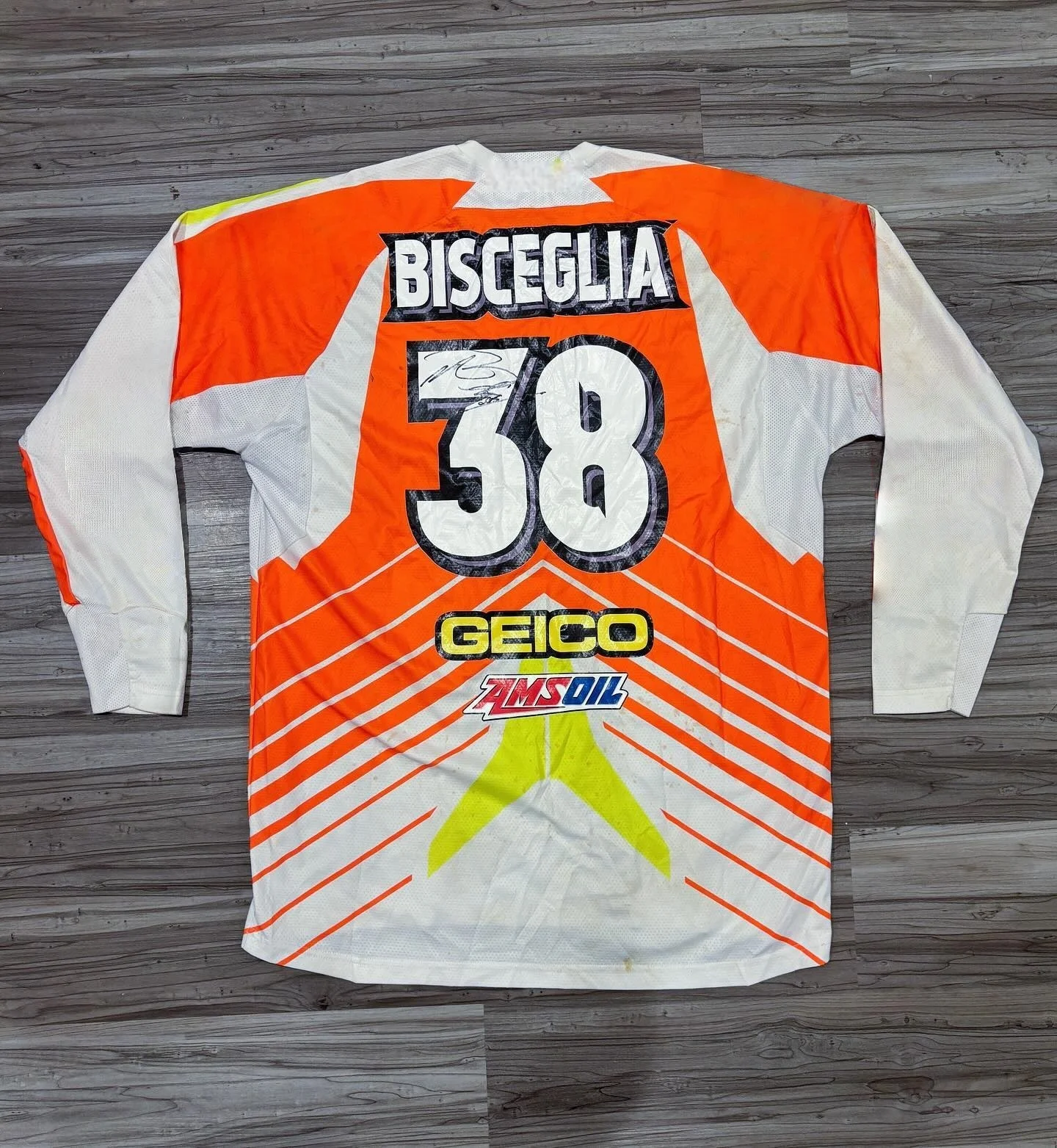 

#38 Bisceglia Motocross Honda Long Slevee Jersey Fast Drying Breathable Racing Shirt Comfortable Off-Road Top for Summer Riding
