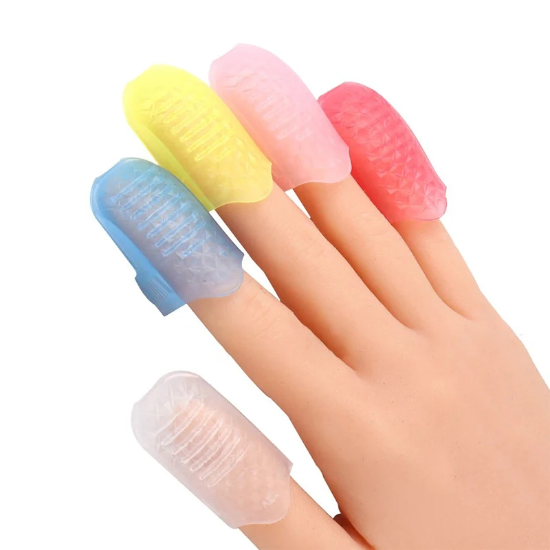 Uv plástico unha polonês removedor, unha polonês removedor, mergulhe fora, ferramenta cap clip, desengordurante mais limpo dicas para ferramentas de manicure, 5pcs